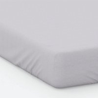 200 Thread Count Cotton Percale Fitted Bed Sheet Cloud, Cloud / Super King / Standard Fit (30cm / 12")