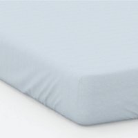 200 Thread Count Cotton Percale Fitted Bed Sheet Duck Egg, Duck Egg / Double / Deep Fit (38cm / 15")