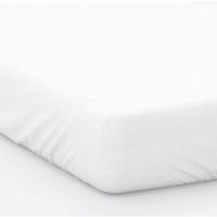 200 Thread Count Cotton Percale Fitted Bed Sheet White, White / King / Deep Fit (38cm / 15")