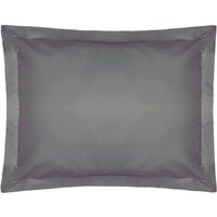 200 Thread Count Cotton Percale Oxford Pillowcase Grey