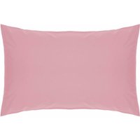 200 Thread Count Cotton Percale Pillowcase Blush
