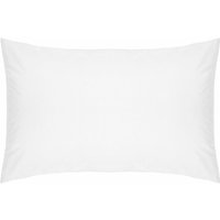 200 Thread Count Cotton Percale Pillowcase White