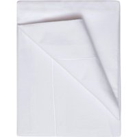 400 Thread Count Egyptian 100% Cotton Flat Bed Sheet White, White / King
