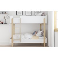 LPD Wooden Hero Bunk Bed, Single, White
