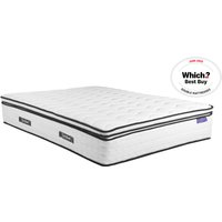 SleepSoul Space 2000 Pocket Memory Pillow Top Mattress, Superking