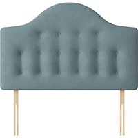 Victor - Single - Buttoned Headboard - Duck Egg Blue - Fabric - 3ft