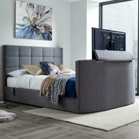 Thornberry - King Size - Electric TV Bed - Light Grey - Fabric - 5ft