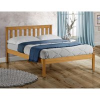 Denver - King Size Antique Solid Pine Wooden Bed Frame - 5ft