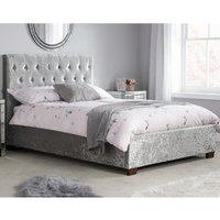 Cologne - King Size - Grey - Low Foot-End - Fabric - 5ft