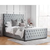 Marquis - King Size - Grey - Velvet - 5ft