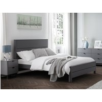 Chloe - Double - Grey - Wood - 4ft6
