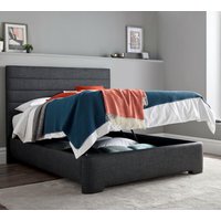 Appleby - Super King Size - Ottoman Storage Bed - Dark Grey - Fabric - 6ft