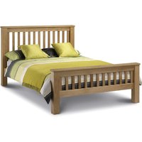Amsterdam - Solid Oak Wooden Bed Frame - High Foot End - 5ft King Size