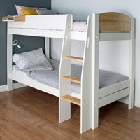 Urban - EU Single - Bunk Bed - White/Grey - Wooden - EU3ft