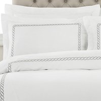 Cleopatra 200TC Cotton Embroidered Pillowcase Silver