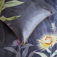 Artemis Botanical Pillowcase Pair Blue/Grey
