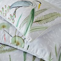 Aaliyah Botanical Pillowcase Pair White/Sage