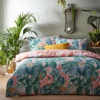 Medinilla Tropical Duvet Cover Set Sage/Blush, Sage/Blush / Single