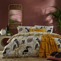 Tocorico Toucan Exotic Duvet Cover Set Natural, Natural / Single