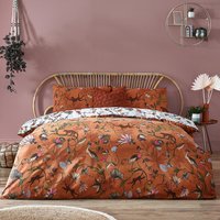 Wildlings Tropical Duvet Cover Set Warm Sienna, Warm Sienna / King