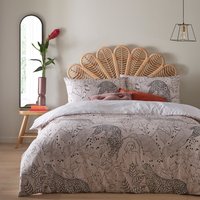 Aurora Botanical Duvet Cover Set Blush, Blush / Super King