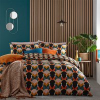Raeya Art Deco Duvet Cover Set Multicolour, Multicolour / Super King