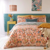 Lorelei Floral Bloom Duvet Cover Set Blush, Blush / Super King