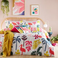 Marula Tropical Duvet Cover Set Multicolour, Multicolour / King
