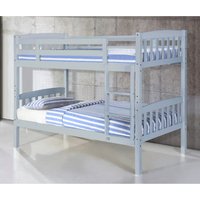 Ashbrook Solid Wood Bunk Bed Grey