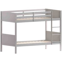 Junior Vida Gemini Bunk Bed 3Ft Single Bed Detachable, Grey, 90 X 190 Cm