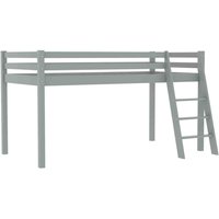 Vida Designs Sydney Bunk Bed 3Ft Single Bed, Grey, 90 X 190 Cm