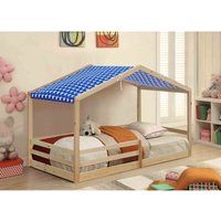 Sleepon 3Ft Wooden House Bed Natural