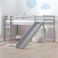 Birlea Frankie Midi Sleeper With Slide - Grey