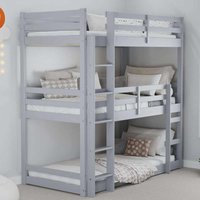 Birlea Tressa Triple Bunk Bed - Grey