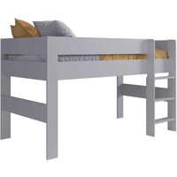 Kudl Mid Sleeper, Desk, Drawers Bundle - Grey