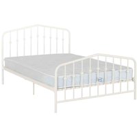 Seconique York 4'6" Bed - White