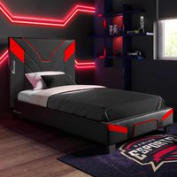 X Rocker Cerberus MKII Gaming Bed-In-A-Box Single Carbon Red