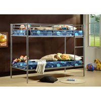SleepOn Nashville Single Bunk Bed Silver