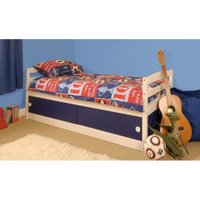 SleepOn Olaine Single Storage Bed Blue
