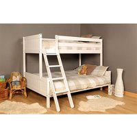 SleepOn Islington Single Triple Bunk Bed White