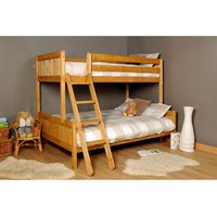 SleepOn Islington Single Triple Bunk Bed Caramel