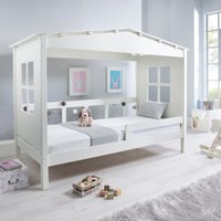 Mento White Wooden Treehouse Bed