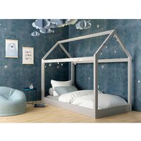 LPD Furniture Hickory Childrens Single Bed Grey