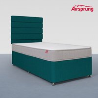 Airsprung Single Kids Wellness Mattress With Teal Divan