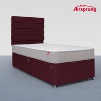 Airsprung Single Kids Wellness Mattress With 2 Drawer Plum Divan