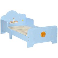 ZONEKIZ Space-themed Patterns Toddler Bed