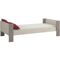 Steens For Kids Single Bed White Washed Gray Brown Lacquered