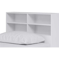 Kudl Bookcase Headboard Attachment White