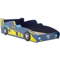 Premier Housewares Kids Car Bed - Blue