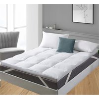 Ezysleep Luxurious Goose Feather and Down Mattress Topper - Double 5cm